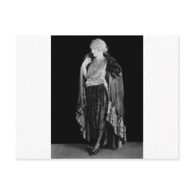 1920s Flapper Fashion and Hairstyle Post Cards by Photoblog