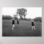 1920s Golf Fashion Poster