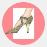 1920s High Heeled Shoe Sticker