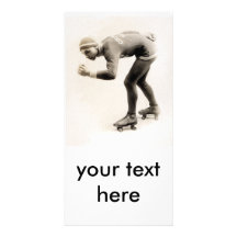 1920s Speed Skater no.2 Picture Card