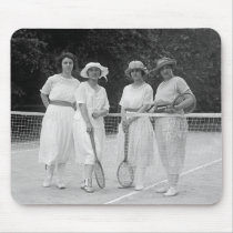 1920s Tennis Fashion Mousepads
