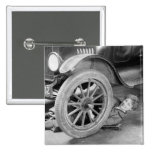 1920s Woman Car Mechanic Buttons