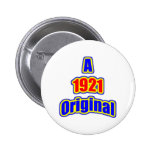 1921 Original Bl Red Pinback Button
