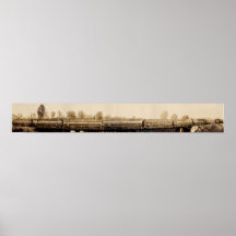 1921 Trainload of Huge Timbers Posters