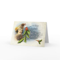 1922 A Happy Christmas Greeting Card
