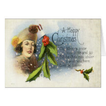 1922 A Happy Christmas Greeting Card