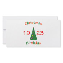 1923 Christmas Birthday