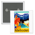 1925 Adelboden Switzerland Poster Pin