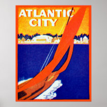 1925 Atlantic City Poster