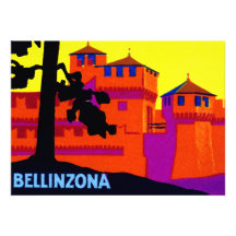 1925 Bellinzona Switzerland Custom Announcements