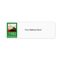 1925 Brussels Automotive Exposition Return Address Labels