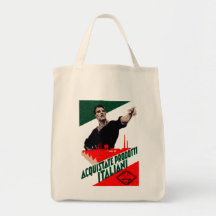1925 Buy Italian Products Poster Bag