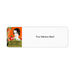 1925 Flowers of Paris France Perfume Return Address Labels