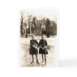 1925 Girlfriends Ice Skating cards
