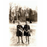 1925 Girlfriends Ice Skating