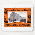 1925 Young Hotel Honolulu Hawaii Mouse Pad