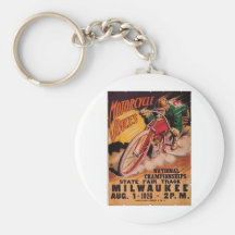 1926 Racing Poster Key Chains