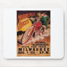 1926 Racing Poster Mousepad