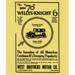 1926 Willys Knight auto illustration T-shirts