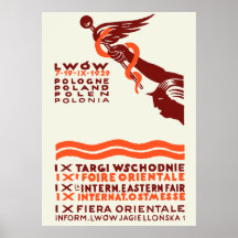 1929 Lwow Eastern International Fair Print