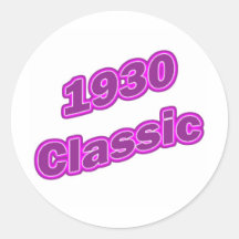 1930 Classic Purple Stickers
