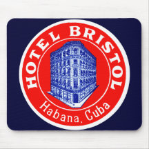 1930 Hotel Bristol Cuba Mousepad