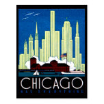 1930 Visit Chicago Poster Post Cards