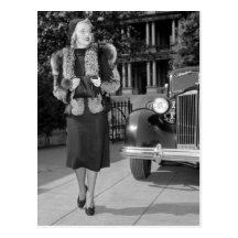 1930s Women's Fashion Post Card