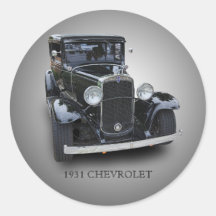 1931 CHEVROLET ROUND STICKERS