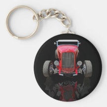 1932 Red Roadster Key Chains