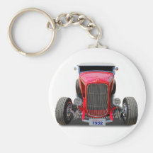 1932  Red Roadster Key Chains
