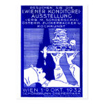1932 Vienna Baking Expo Poster Post Card