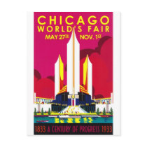 1933 Chicago World Fair Post Card