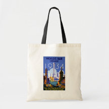 1934 Chicago World's Fair Canvas Bag