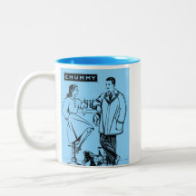 1935 amicaux bleu-clair tasse à café