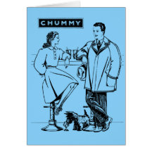 1935 Light Blue Chummy Cards