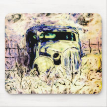 1936 Classic Plymouth Car Mousepad