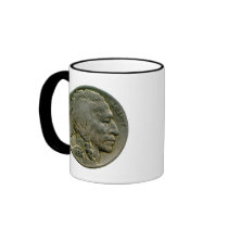1936 US 'Buffalo' nickel heads mug