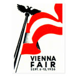 1936 Vienna Fair Poster Postcard