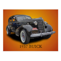 1937 BUICK POST CARDS