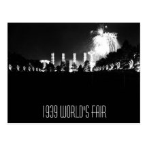 1939 Worlds Fair Card Postcards