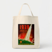 1939 World's Fair San Francisco Tote Bags