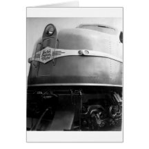 1939 World's Fair Train On Display New Haven Card