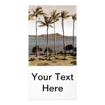 1940 Diamond Head Hawaii Personalized Photo Card