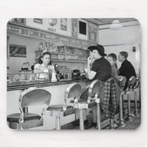 1940s Burger Joint Mouse Pads