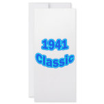 1941 Classic Blue Custom Rack Card