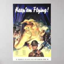 1941 Vintage WW II Poster