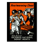 1943 Doughnut Poster Post Cards