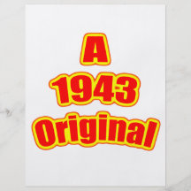 1943 Original Red Custom Flyer