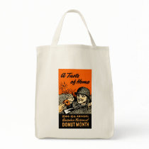 1944 Doughnut Poster Canvas Bag